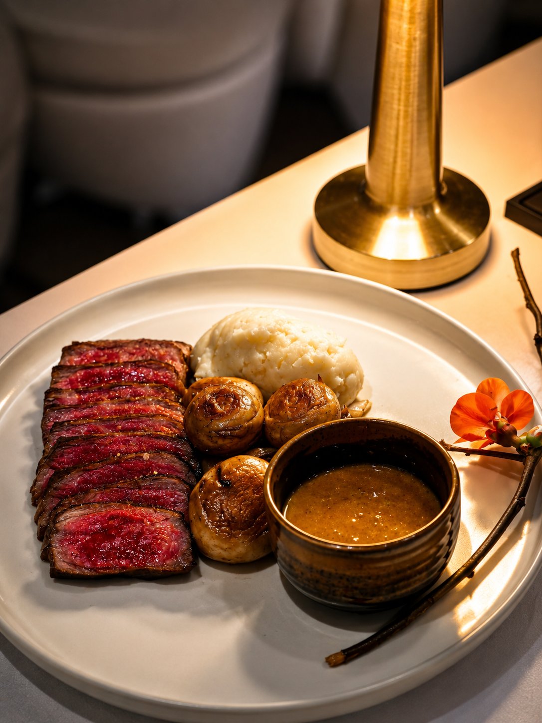 Wagyu steak served at Kenzo