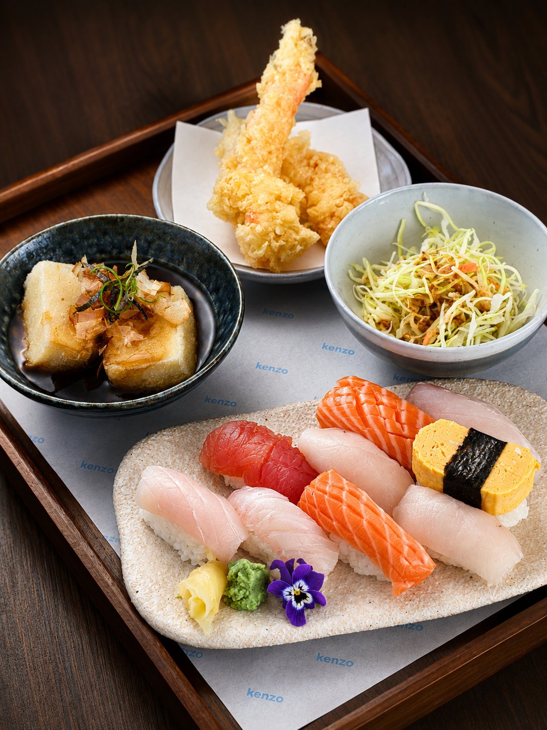 A selection of small plates from Kenzo